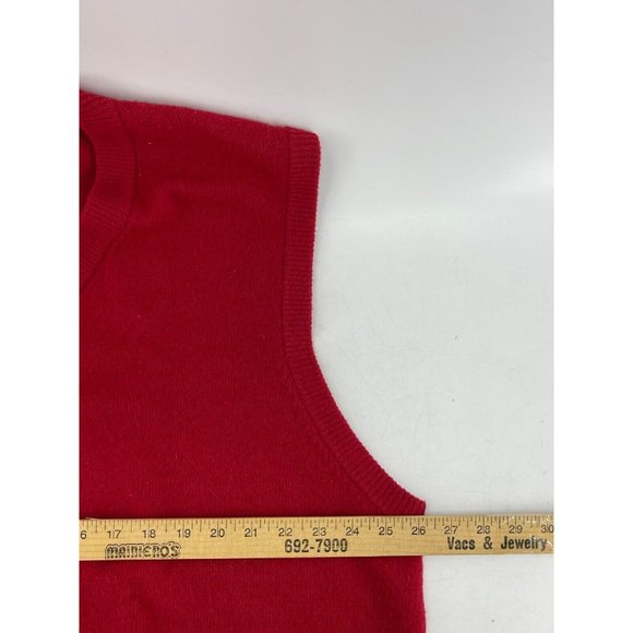 J T Traditions Men's 100% Lambs Wool V Neck Sweater Vest Golf Size 2X Big - Picture 11 of 13